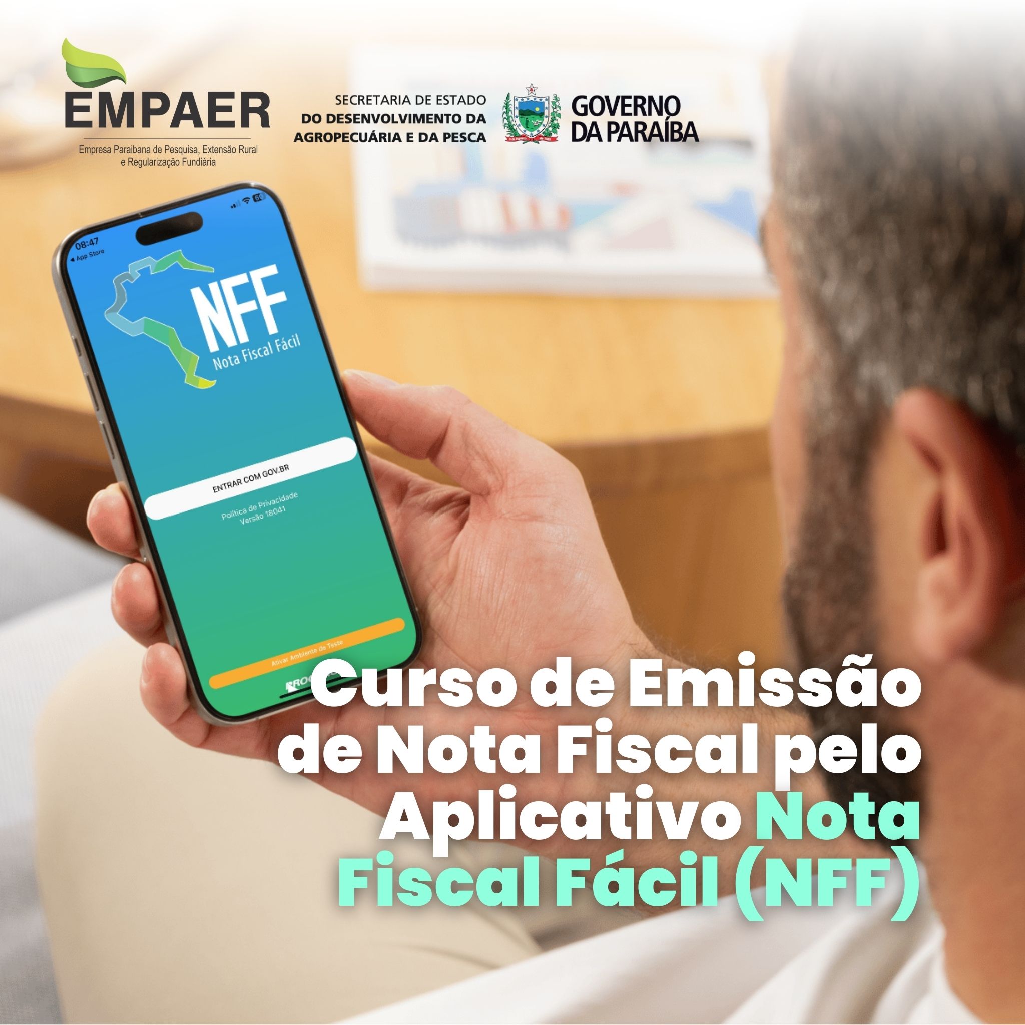 Curso de Emissão de Nota Fiscal pelo aplicativo Nota Fiscal Fácil (NFF)